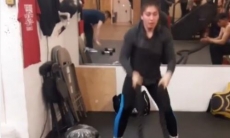 Видео тренировки казахстанской GGG среди женщин