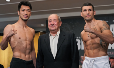 Претендент на пояс Головкина прошел взвешивание перед своей первой защитой