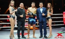 Кокшетауский кикбоксер отправил соперника в нокаут на турнире в Китае