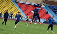 Фоторепортаж с предыгровой тренировки «Иртыша» в Таразе