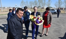 Вольнова дала мастер-класс для воспитанников спортшколы Казалинска