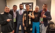 Елеусинов показал командное фото после победного дебюта в профи 