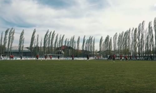 Видео тренировки «Актобе» в Шымкенте