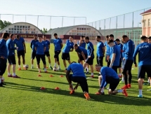 Фоторепортаж с тренировки «Иртыша» в Шымкенте