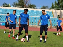 Фоторепортаж с предыгровой тренировки «Иртыша» в Шымкенте