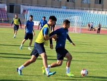 Фоторепортаж с предыгровой тренировки «Иртыша» в Шымкенте