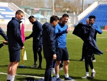 Фоторепортаж с предыгровой тренировки «Иртыша»