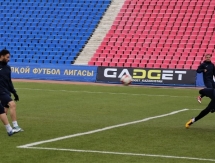 Фоторепортаж с предыгровой тренировки «Иртыша»