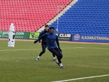 Фоторепортаж с предыгровой тренировки «Иртыша»