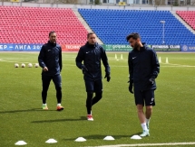 Фоторепортаж с предыгровой тренировки «Иртыша»