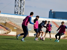 Фоторепортаж с предыгровой тренировки «Иртыша»