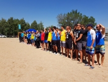 В Алматы прошел первый тур чемпионата среди пляжников