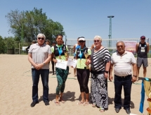 В Алматы прошел первый тур чемпионата среди пляжников