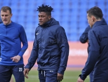 Фоторепортаж с предматчевой тренировки «Иртыша»