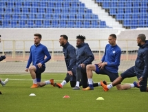 Фоторепортаж с предматчевой тренировки «Иртыша»