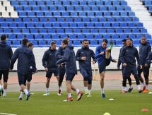 Фоторепортаж с предматчевой тренировки «Иртыша»