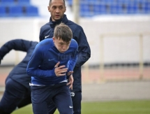 Фоторепортаж с предматчевой тренировки «Иртыша»