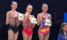 Казахстанки завоевали 17 медалей на чемпионате Азии по художественной гимнастике