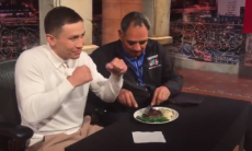 Забавное видео, или Как Головкин боксировал, а Санчес троллил «Канело» в передаче на ESPN