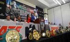 Полное видео финальной пресс-конференции боя Головкин — Мартиросян