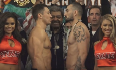 Головкин и Мартиросян провели финальную дуэль взглядов