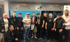 Гассиев, Ахмедов, Мадиев и чемпионские пояса. Брат Головкина показал фото с вечера бокса 5 мая