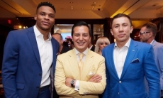 Головкин вместе со звездой НБА стал почетным гостем на мероприятии в Лас-Вегасе