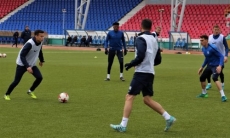 Фоторепортаж с предыгровой тренировки «Иртыша»