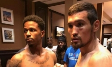 Даурен Елеусинов прошел взвешивание перед боем с американцем