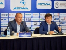 Фоторепортаж с презентации нового главного тренера «Астаны» Григорчука