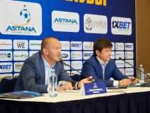 Фоторепортаж с презентации нового главного тренера «Астаны» Григорчука