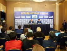 Фоторепортаж с презентации нового главного тренера «Астаны» Григорчука