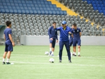 Прошла первая тренировка молодежной сборной Казахстана U-21 