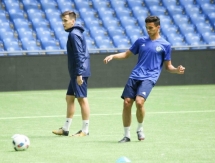 Прошла первая тренировка молодежной сборной Казахстана U-21 