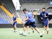 Прошла первая тренировка молодежной сборной Казахстана U-21 