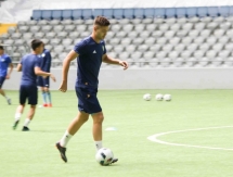 Прошла первая тренировка молодежной сборной Казахстана U-21 