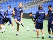 Прошла первая тренировка молодежной сборной Казахстана U-21 