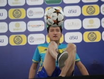 Шомко и Сейдахмет провели заключительную встречу с болельщиками перед матчем с Азербайджаном