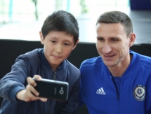 Шомко и Сейдахмет провели заключительную встречу с болельщиками перед матчем с Азербайджаном