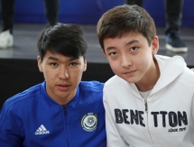 Шомко и Сейдахмет провели заключительную встречу с болельщиками перед матчем с Азербайджаном