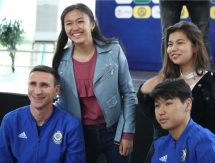 Шомко и Сейдахмет провели заключительную встречу с болельщиками перед матчем с Азербайджаном