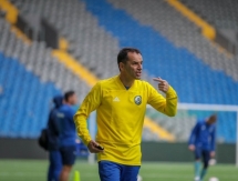 Фоторепортаж с тренировки сборной Казахстана в Астане