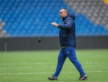 Фоторепортаж с тренировки сборной Казахстана в Астане