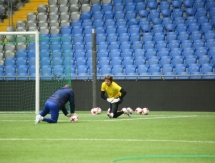 Фоторепортаж с предыгровой тренировки сборной Казахстана