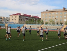 Фоторепортаж с тренировки «Окжетпеса»