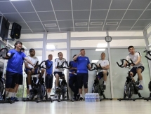 Фоторепортаж с тренировки «Иртыша» в тренажерном зале