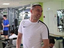 Фоторепортаж с тренировки «Иртыша» в тренажерном зале