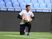 Фоторепортаж с предыгровой тренировки сборной Казахстана до 20 лет