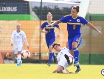 Фоторепортаж с матча отбора на чемпионат мира-2019 среди женщин Босния и Герцеговина — Казахстан 0:2