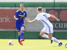 Фоторепортаж с матча отбора на чемпионат мира-2019 среди женщин Босния и Герцеговина — Казахстан 0:2